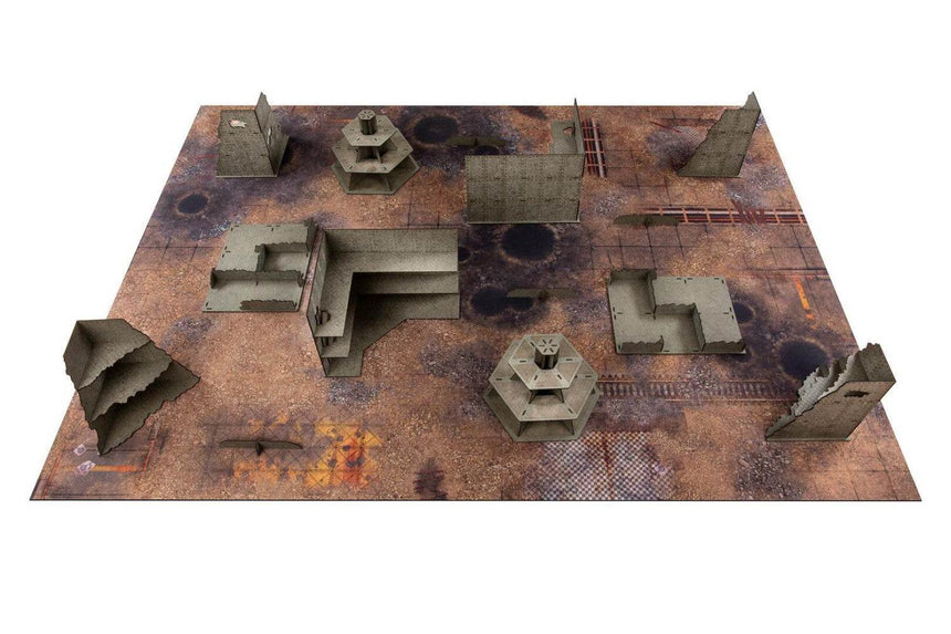 City Of Steel Grey - Clearing - Gelände - Gamemat - MF1G
