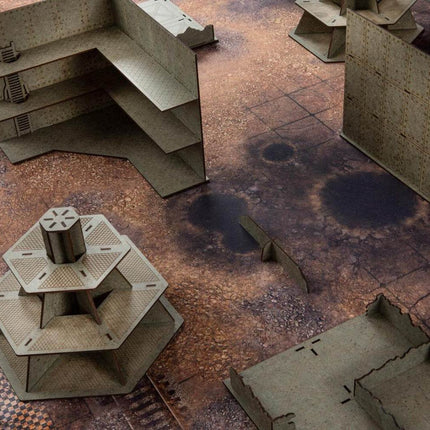 City Of Steel Grey - Clearing - Gelände - Gamemat - MF1G