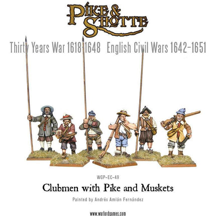 Clubmen with Pike and Muskets