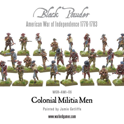 Colonial Militia Men (Plastic Box) - Infanterie - Warlord Games - 302013402