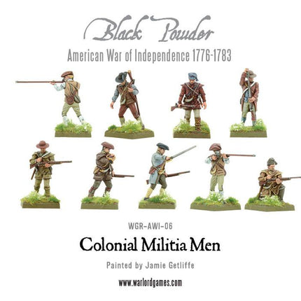 Colonial Militia Men (Plastic Box) - Infanterie - Warlord Games - 302013402