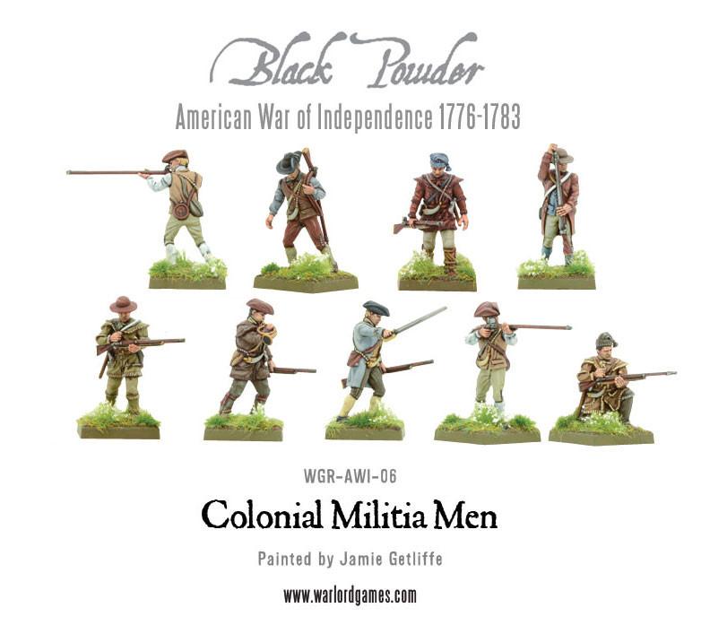 Colonial Militia Men (Plastic Box) - Infanterie - Warlord Games - 302013402