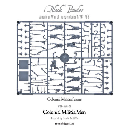 Colonial Militia Men (Plastic Box) - Infanterie - Warlord Games - 302013402