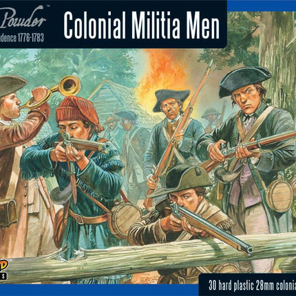 Colonial Militia Men (Plastic Box) - Infanterie - Warlord Games - 302013402