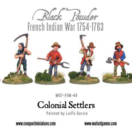 Colonial Settlers - Sonder - /Einzelmodelle - Warlord Games - WG7-FIW-48