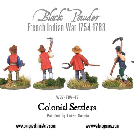 Colonial Settlers - Sonder - /Einzelmodelle - Warlord Games - WG7-FIW-48