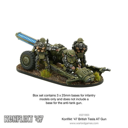 Commonwealth M17 Tesla Cannon Team - Artillerie - Warlord Games - 452210603