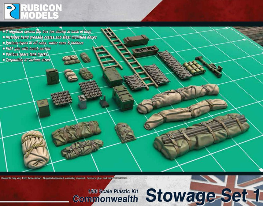 Commonwealth Stowage Set 1 - Zubehör - Rubicon Models UK Ltd - 280089