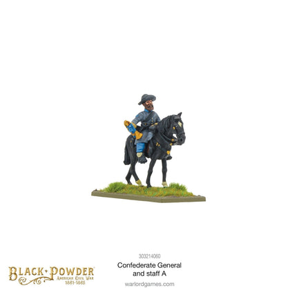 Confederate General And Staff A - Sonder - /Einzelmodelle - Warlord Games - 303214060