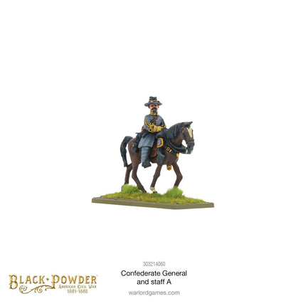 Confederate General And Staff A - Sonder - /Einzelmodelle - Warlord Games - 303214060