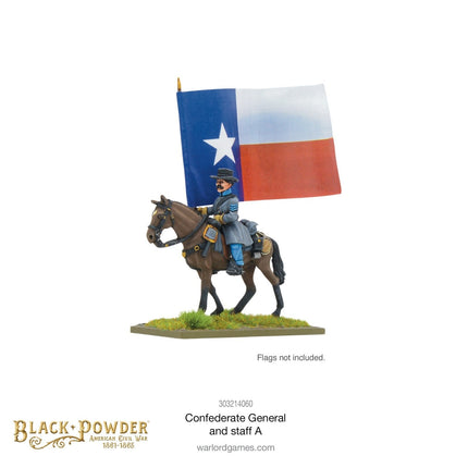 Confederate General And Staff A - Sonder - /Einzelmodelle - Warlord Games - 303214060