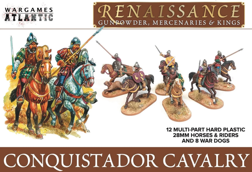 Conquistador Cavalry - Kavallerie - Wargames Atlantic - WAARN003