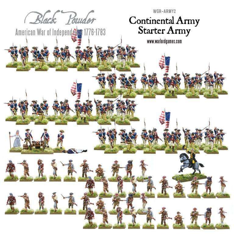 Continental Army Starter Army - Starterarmee - Warlord Games - WGR-ARMY2