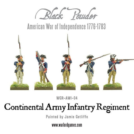 Continental Infantry Regiment - Infanterie - Warlord Games - WGR-AWI-04