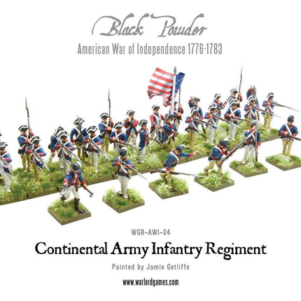 Continental Infantry Regiment - Infanterie - Warlord Games - WGR-AWI-04