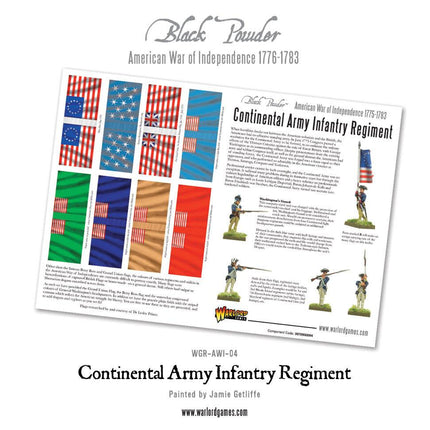 Continental Infantry Regiment - Infanterie - Warlord Games - WGR-AWI-04