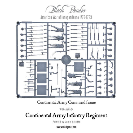 Continental Infantry Regiment - Infanterie - Warlord Games - WGR-AWI-04