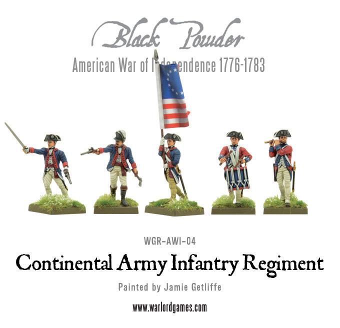 Continental Infantry Regiment - Infanterie - Warlord Games - WGR-AWI-04