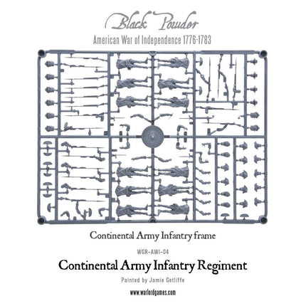 Continental Infantry Regiment - Infanterie - Warlord Games - WGR-AWI-04
