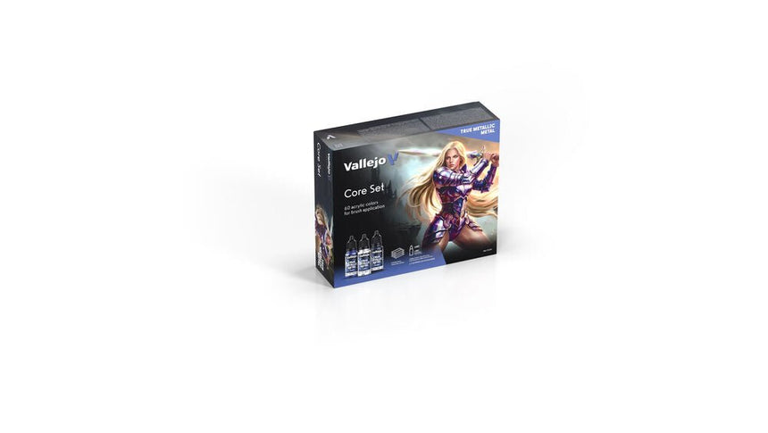 Core Set - True Metallic Metal (60 x 18 ml) - Vallejo - 77273