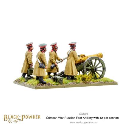 Crimean War Russian Foot Artillery with 12-pdr Cannon