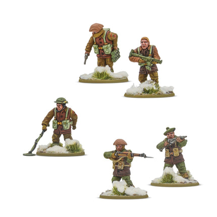 Crossing the Rhine - British & Canadian Infantry (Winter) Starter Army - Starterarmee - Warlord Games - 402611002