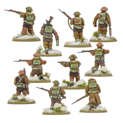Crossing the Rhine - British & Canadian Infantry (Winter) Starter Army - Starterarmee - Warlord Games - 402611002