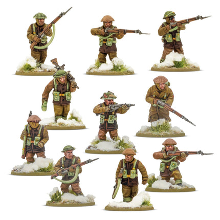 Crossing the Rhine - British & Canadian Infantry (Winter) Starter Army - Starterarmee - Warlord Games - 402611002