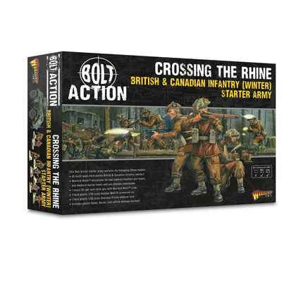 Crossing the Rhine - British & Canadian Infantry (Winter) Starter Army - Starterarmee - Warlord Games - 402611002