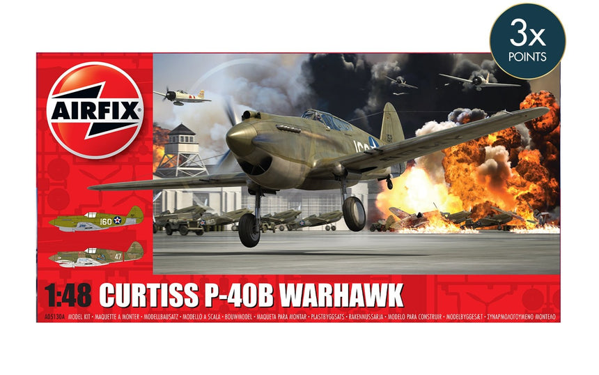 A05130A Curtiss P-40B Warhawk 1:48