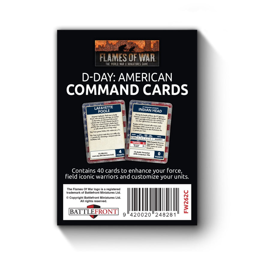 D-Day: American Command Cards