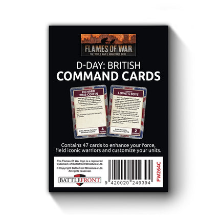 D-Day: British Command Cards