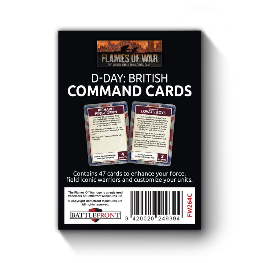 D-Day: British Command Cards