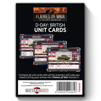 D-Day: British Unit Cards