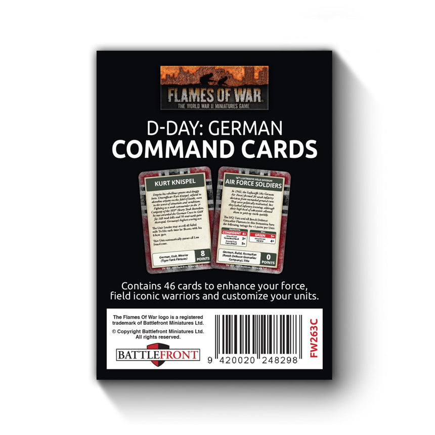 D-Day: German Command Cards