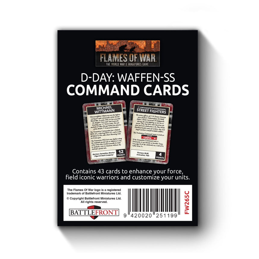 D-Day: Waffen-SS Command Cards