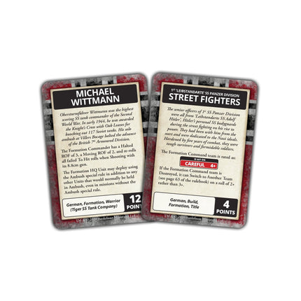 D-Day: Waffen-SS Command Cards