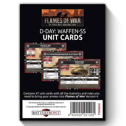 D-Day: Waffen-SS Unit Cards