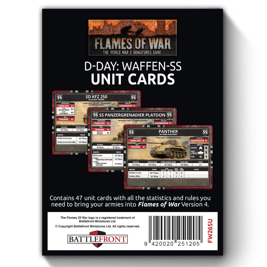 D-Day: Waffen-SS Unit Cards