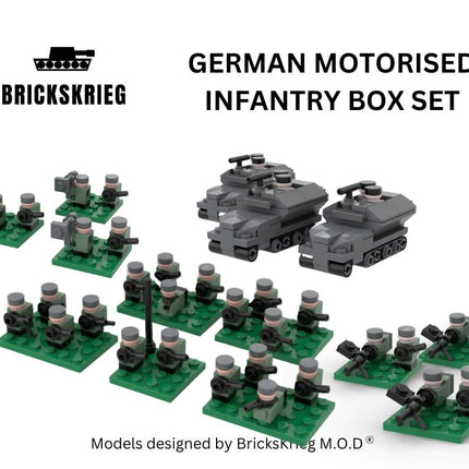 German Motorised Infantry Box Set - Brickskrieg - BS-GMI-01
