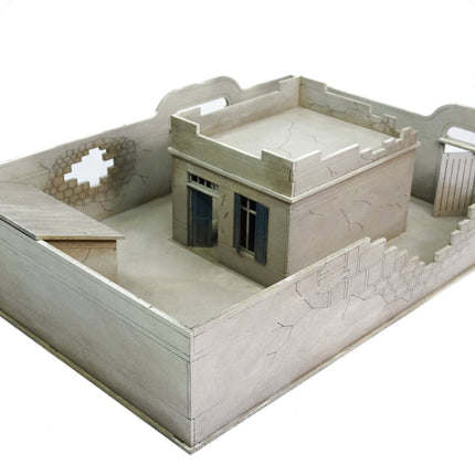 Damaged Compound And House Set - Gelände - Sarissa - N108