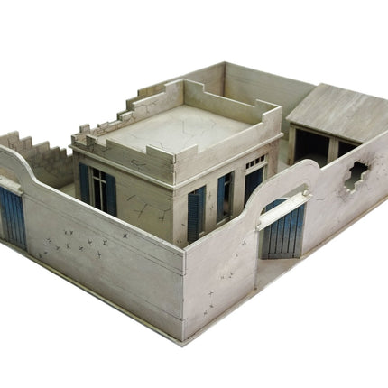 Damaged Compound And House Set - Gelände - Sarissa - N108