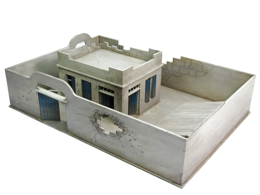 Damaged Compound And House Set - Gelände - Sarissa - N108