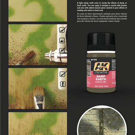 Damp Earth AK078 - AK Interactive