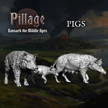 Dark Age & Medieval Farm Animals - Gelände - Victrix - VXE014