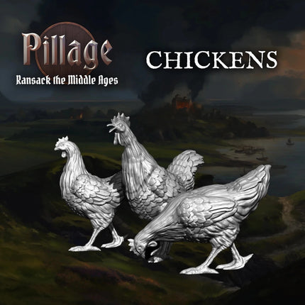 Dark Age & Medieval Farm Animals - Gelände - Victrix - VXE014