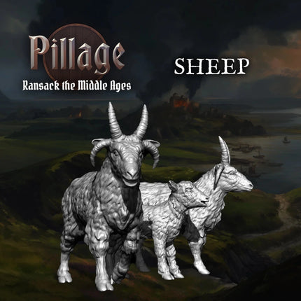 Dark Age & Medieval Farm Animals - Gelände - Victrix - VXE014