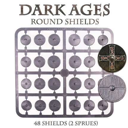 Dark Age Round Shields x 48 - Zubehör - Victrix - VXE004