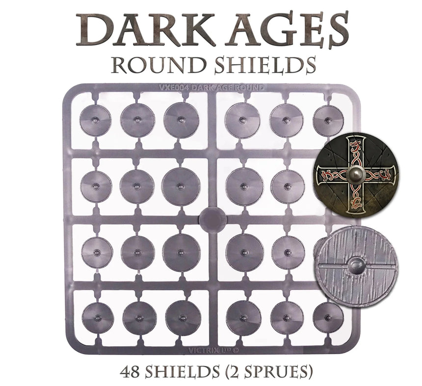 Dark Age Round Shields x 48 - Zubehör - Victrix - VXE004