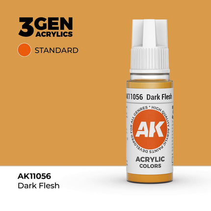 AK Interactive 3rd Generation - Dark Flesh 18 ml
